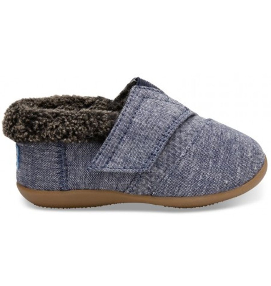 Kids Shoes Shoesissime Slippers | Toms Shoes 10010736 Chambray Blue