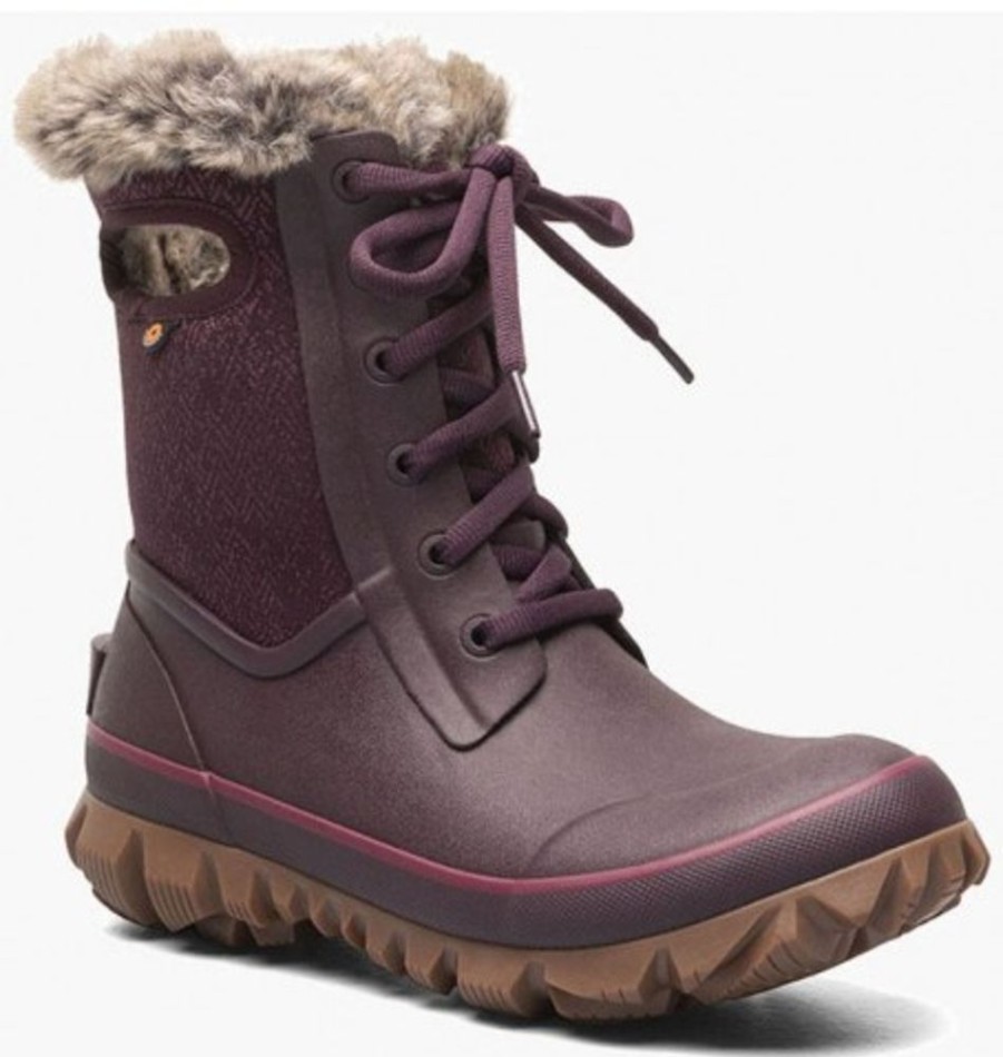 Women'S Shoes Shoesissime Winter Boots | Bogs Arcata Faded 72938 Burgundy