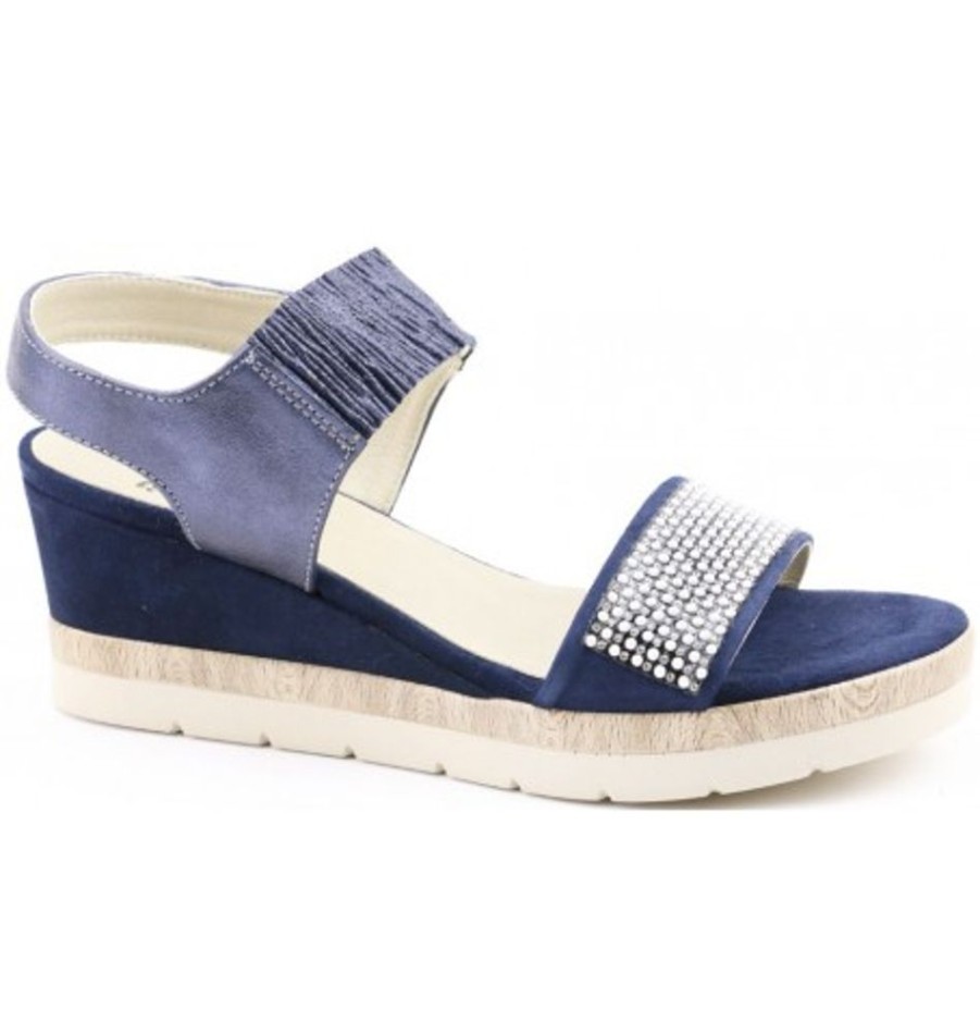 Women'S Shoes Shoesissime Sandals | Dorking - Fluchos 7481 Blue