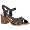 Women'S Shoes Shoesissime Sandals | Rieker - Remonte D2151-02 Black