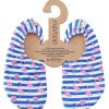 Kids Shoes Shoesissime Sandals | Slipstop Stripe Jr Flamingo 110185 Blue