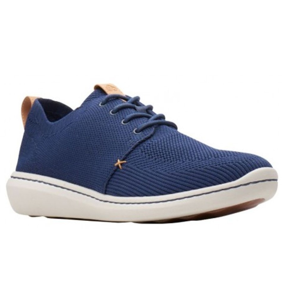 Men'S Shoes Shoesissime Casual Shoes | Clarks Step Urbain Mix 26138175 Blue