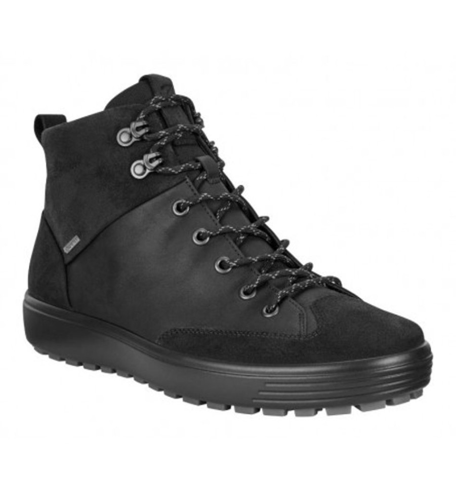 Men'S Shoes Shoesissime Winter Boots | Ecco Soft 7 Tred M 450114 Black