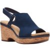 Women'S Shoes Shoesissime Sandals | Clarks Giselle Sea 26164791 Blue