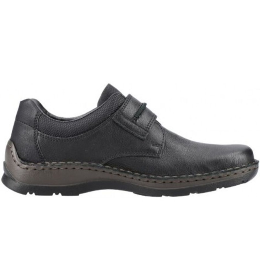 Men'S Shoes Shoesissime Dress Shoes Without Laces | Rieker 05358-01 Black