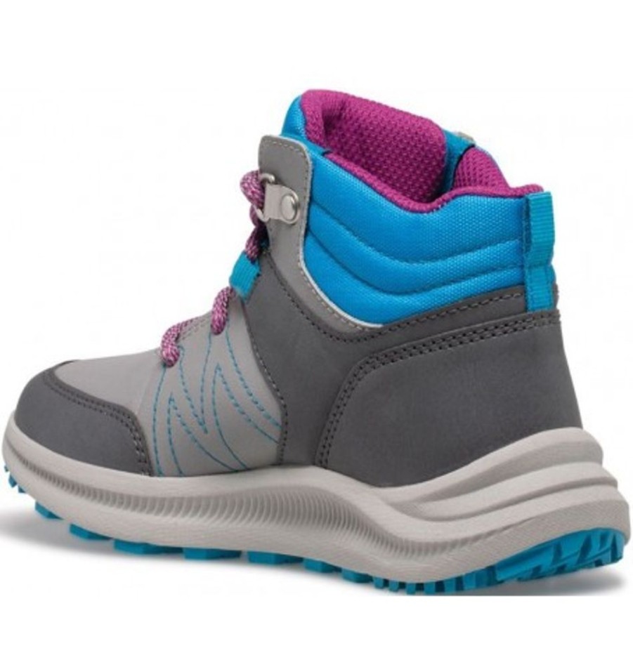 Kids Shoes Shoesissime Fall Boots | Merrell Greylock Wtrpf Mk165225 Silver Grey