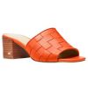 Women'S Shoes Shoesissime Sandals | Michael Kors Ingrid Woven Midheel Mule 40S3Igms Yellow Orange