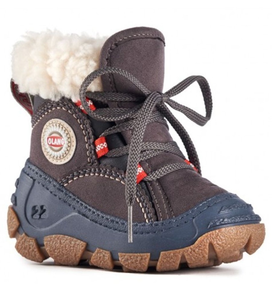 Kids Shoes Shoesissime Winter Boots | Olang Panda Silver Grey