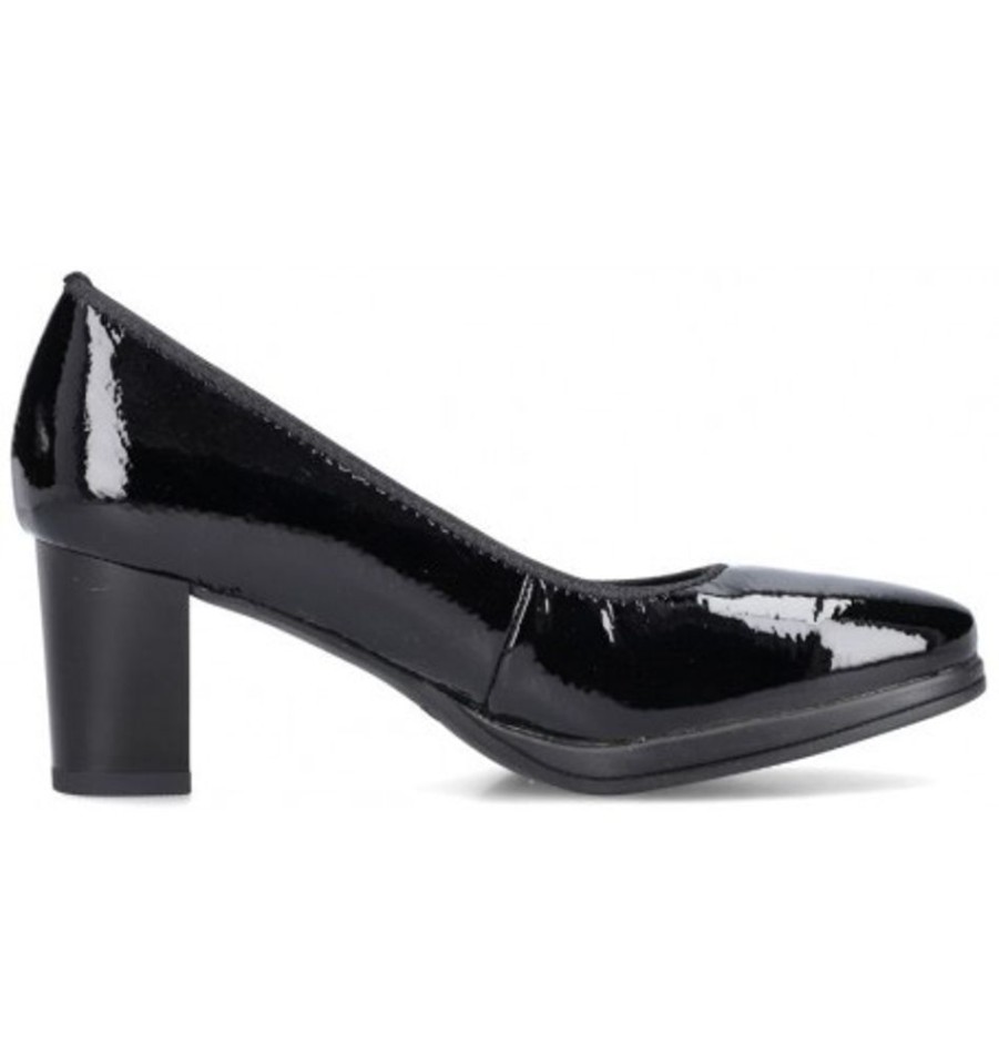 Women'S Shoes Shoesissime Shoes | Rieker 49560-04 Black Varnish