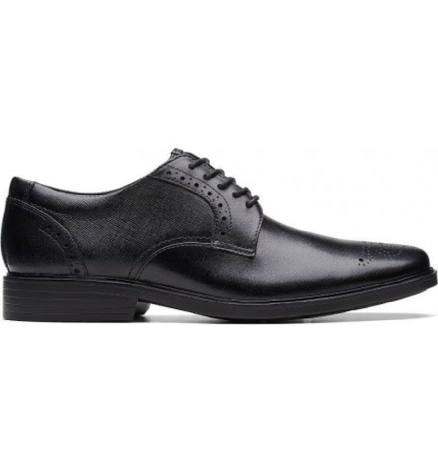 Men'S Shoes Shoesissime Dress Shoes With Laces | Clarks Clarkslite Tie 26176881 Black