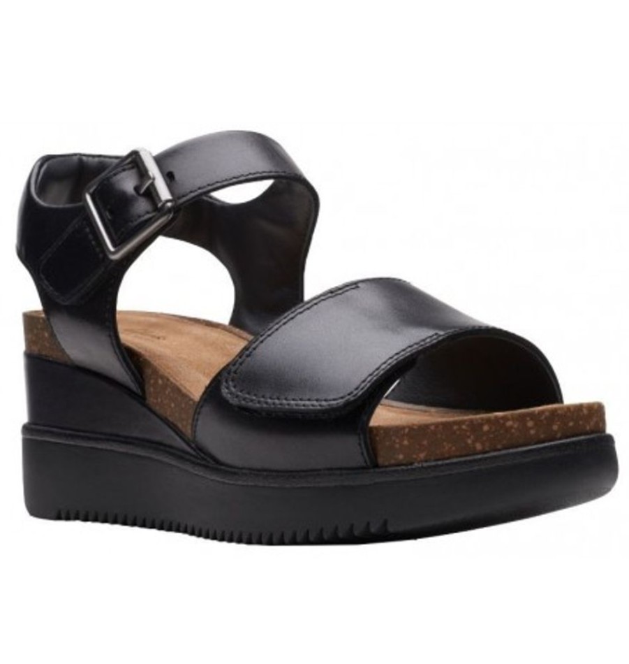 Women'S Shoes Shoesissime Sandals | Clarks Lizby Strap 26159187 Black