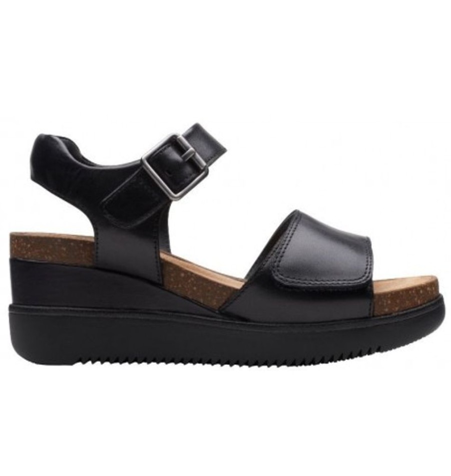 Women'S Shoes Shoesissime Sandals | Clarks Lizby Strap 26159187 Black