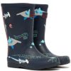 Kids Shoes Shoesissime Rain Boots | Joules Jnr Roll Up Sharks 216667 Blue