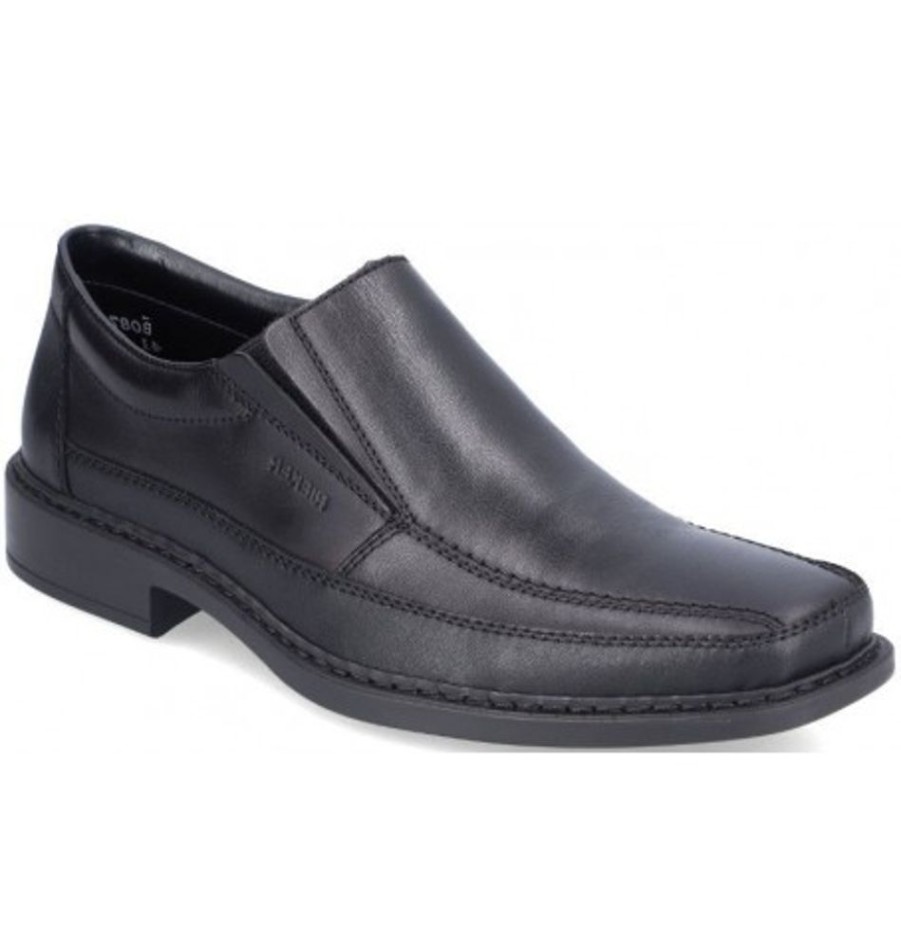 Men'S Shoes Shoesissime Dress Shoes Without Laces | Rieker B0873-00 Black