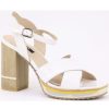 Women'S Shoes Shoesissime Sandals | Zinda 3451 White