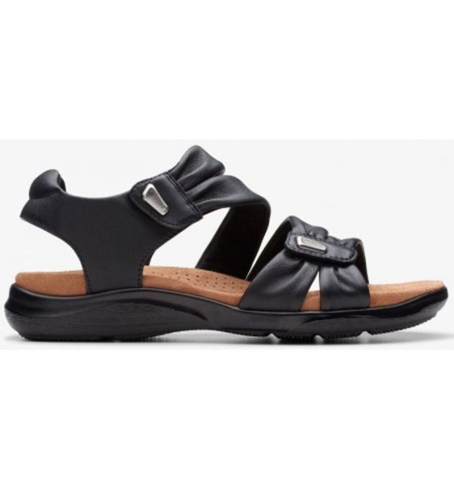 Women'S Shoes Shoesissime Sandals | Clarks Kitly Ave 26177303 Black