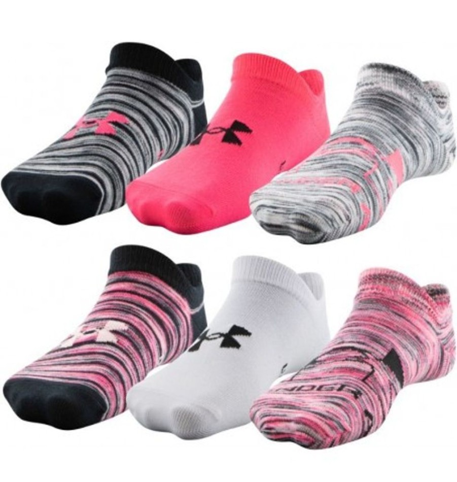 Accessories Shoesissime Girls | Under Armour Essential 2.0 No Show Pink