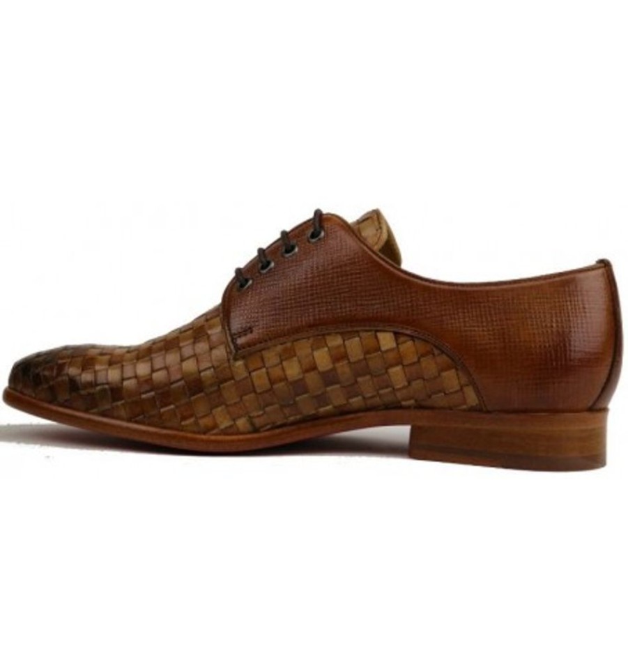 Men'S Shoes Shoesissime Dress Shoes With Laces | Melvin & Hamilton Brad7 Tan