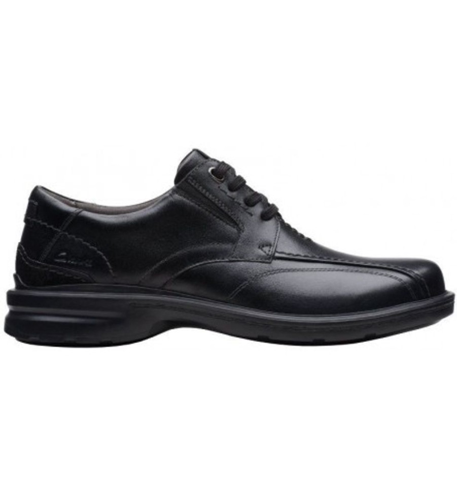 Men'S Shoes Shoesissime Dress Shoes With Laces | Clarks Gessler Lace 26171539 Black