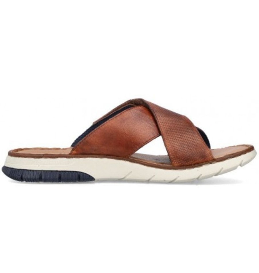 Men'S Shoes Shoesissime Sandals | Rieker 25283-23 Tan