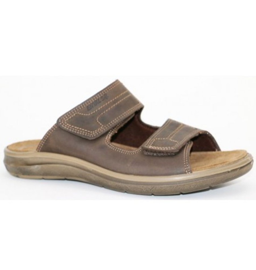 Men'S Shoes Shoesissime Sandals | Collections Bulle 32487 Brown