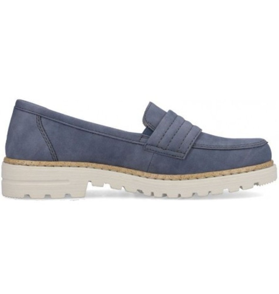 Women'S Shoes Shoesissime Shoes | Rieker 54855-10 Blue