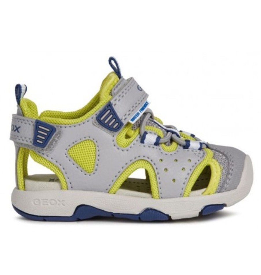 Kids Shoes Shoesissime Sandals | Geox S.Multy B.A B020Fa Silver Grey