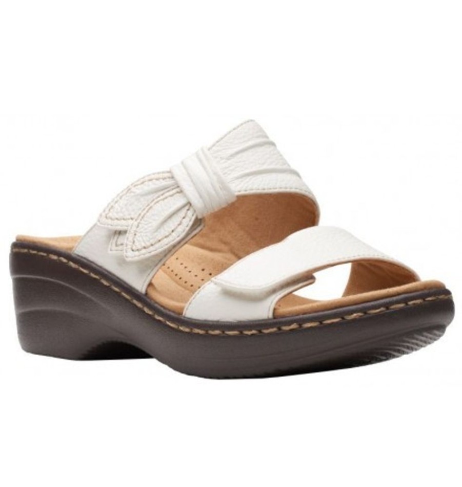 Women'S Shoes Shoesissime Sandals | Clarks Merliah Charm 26165303 White