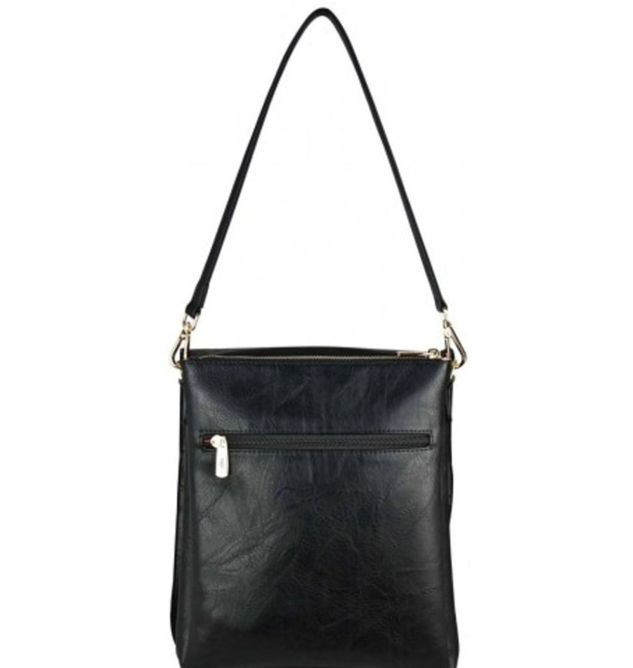 Accessories Shoesissime Handbags | Espe Luxe Crossbody Black