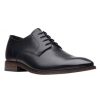 Men'S Shoes Shoesissime Dress Shoes With Laces | Clarks Nantasket Fly 26148332 Black