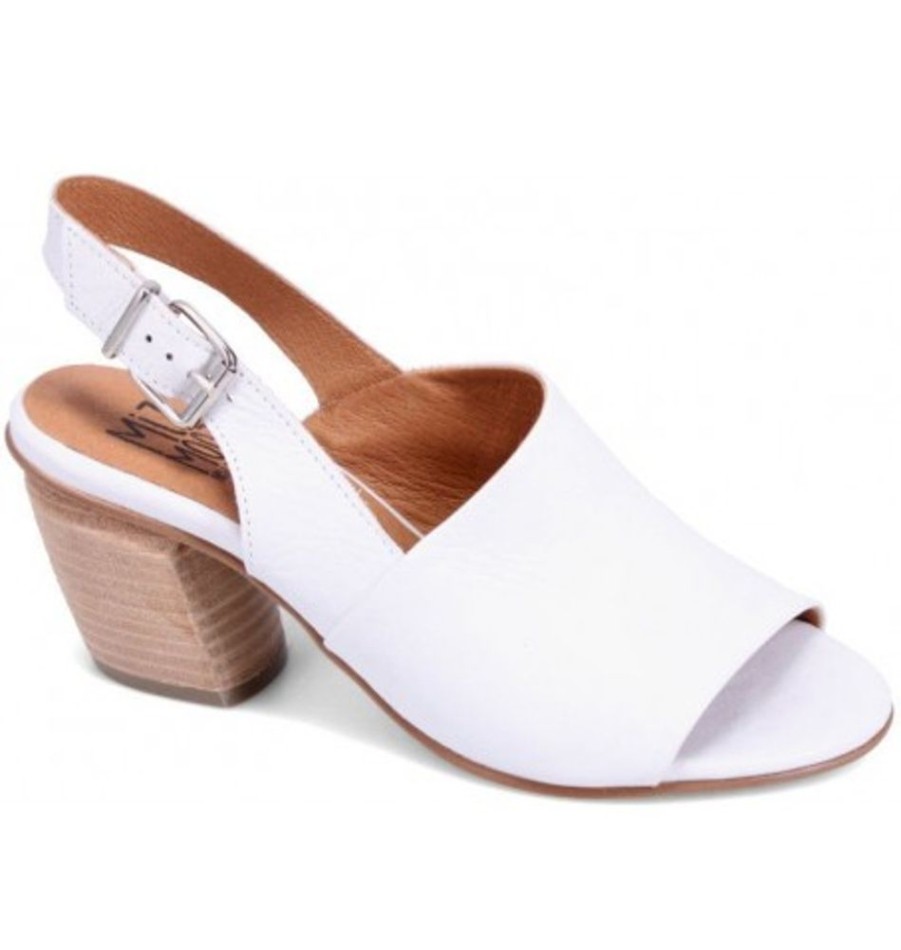 Women'S Shoes Shoesissime Sandals | Miz Mooz Ace Ib19932 White