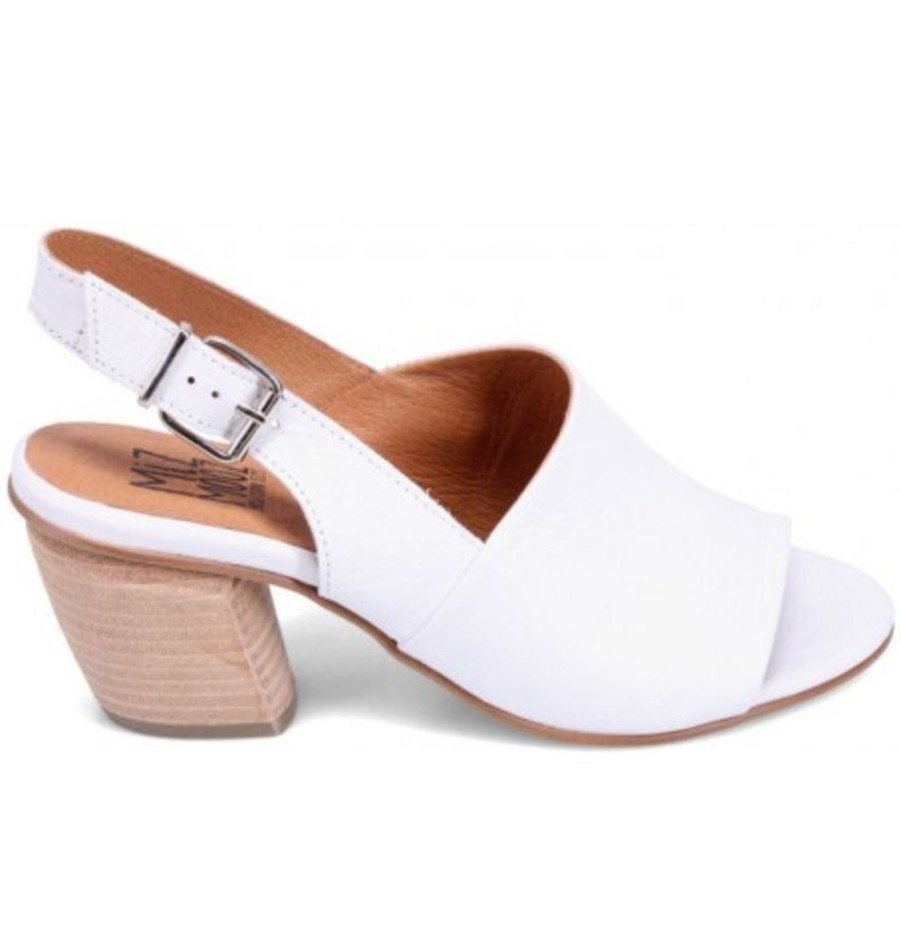 Women'S Shoes Shoesissime Sandals | Miz Mooz Ace Ib19932 White