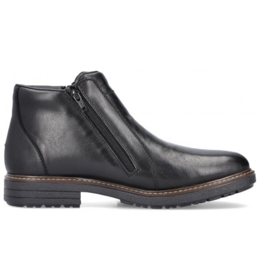 Men'S Shoes Shoesissime Winter Boots | Rieker 33160-00 Black