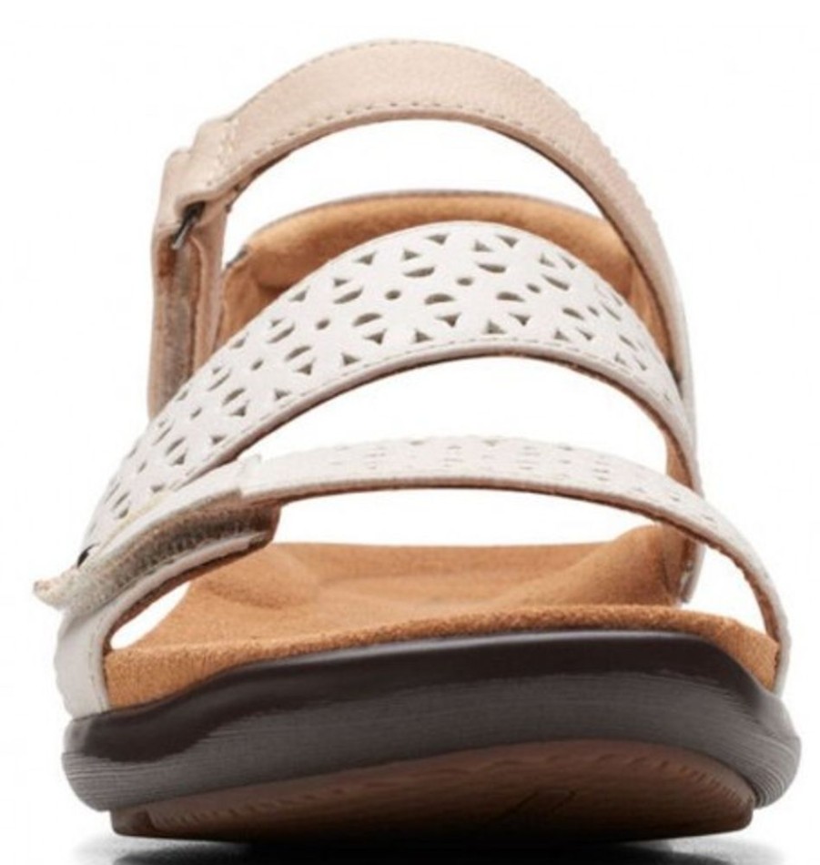 Women'S Shoes Shoesissime Sandals | Clarks Kitly Way 26170996 White