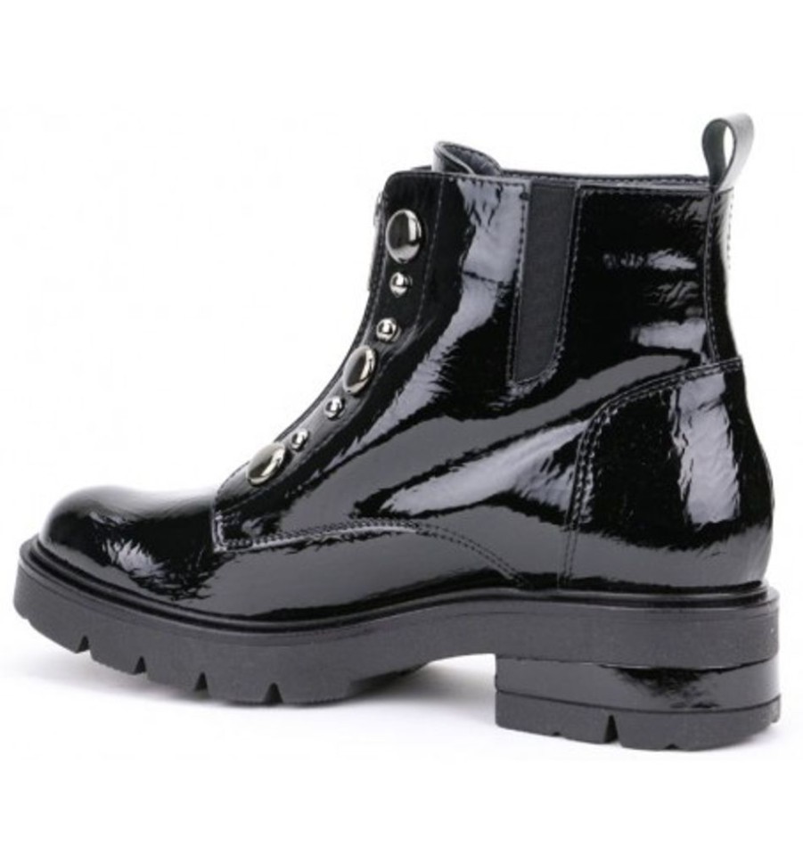 Women'S Shoes Shoesissime Fall Boots | Collections Bulle 283104 Black Varnish