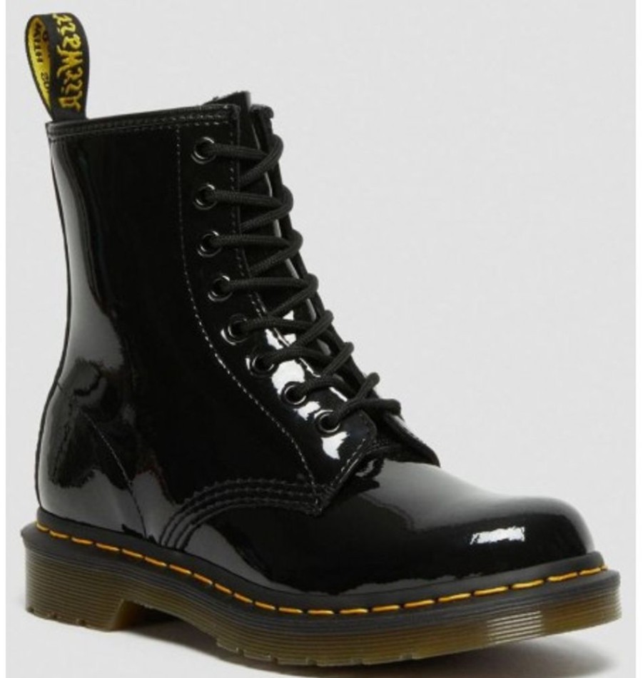 Women'S Shoes Shoesissime Fall Boots | Dr. Martens 1460 W 11821011 Black Varnish