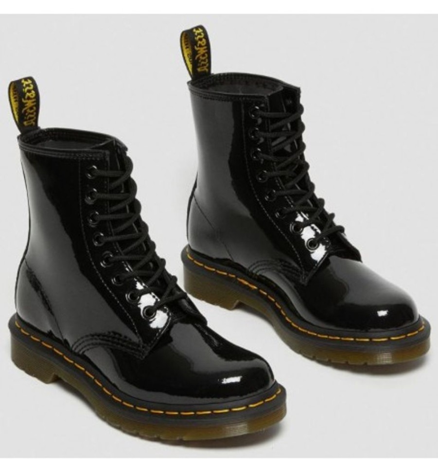 Women'S Shoes Shoesissime Fall Boots | Dr. Martens 1460 W 11821011 Black Varnish