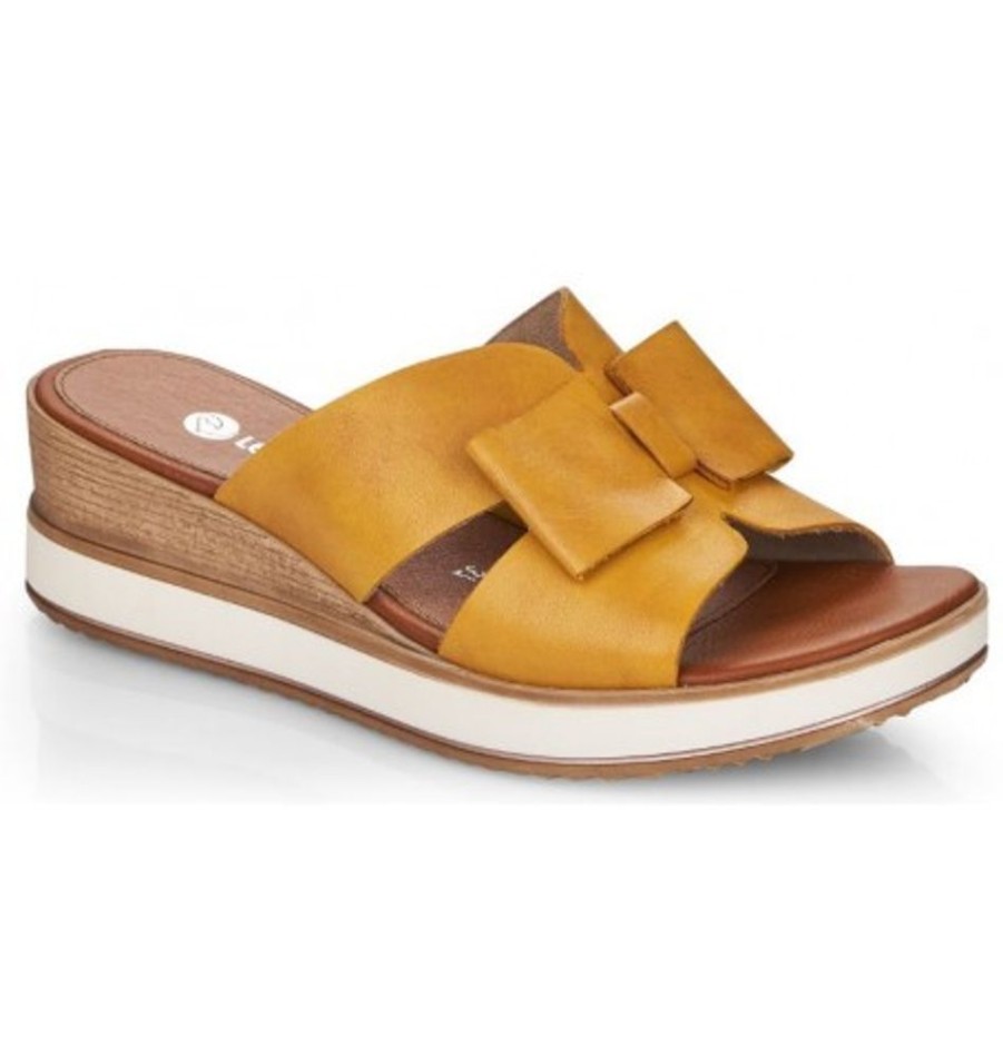 Women'S Shoes Shoesissime Sandals | Rieker - Remonte D6456-68 Yellow Orange