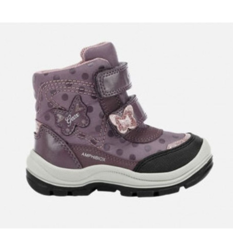 Kids Shoes Shoesissime Winter Boots | Geox Flanfil G.B B943Wb Purple