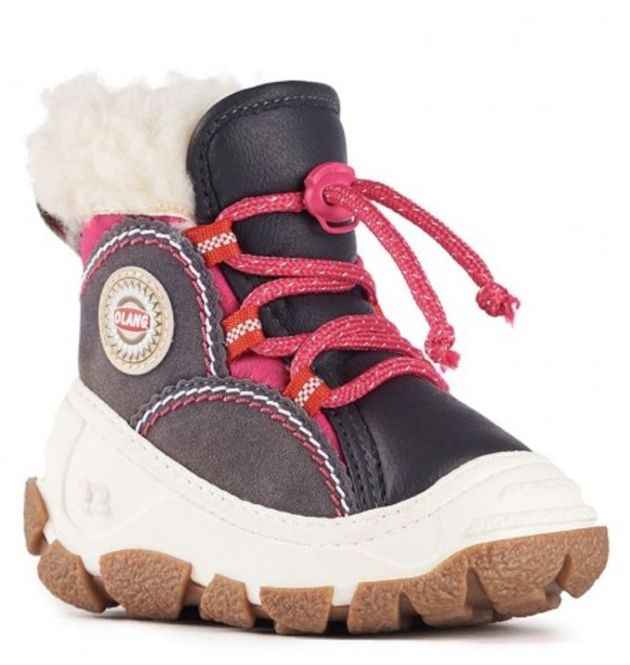 Kids Shoes Shoesissime Winter Boots | Olang Panda Silver Grey