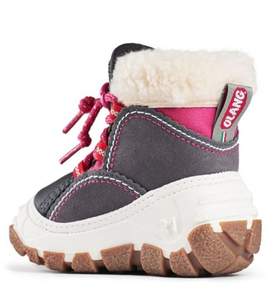 Kids Shoes Shoesissime Winter Boots | Olang Panda Silver Grey