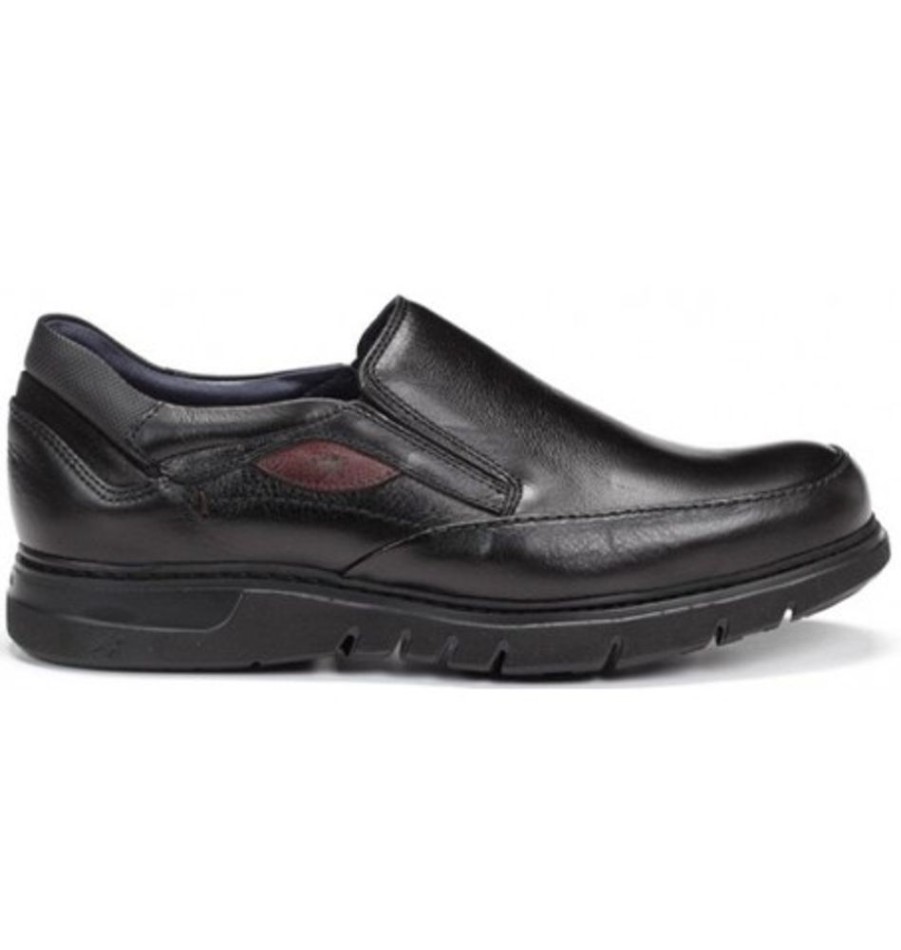 Men'S Shoes Shoesissime Dress Shoes Without Laces | Dorking - Fluchos F0249 Black