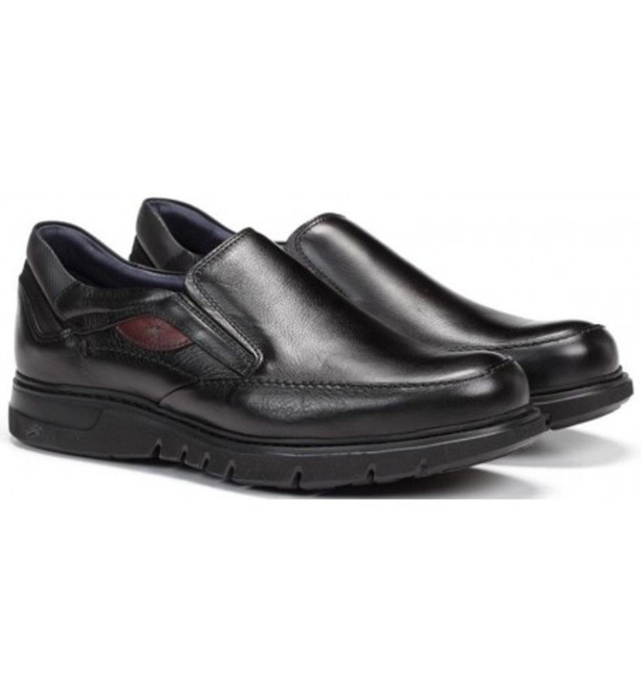 Men'S Shoes Shoesissime Dress Shoes Without Laces | Dorking - Fluchos F0249 Black