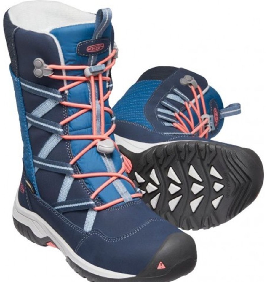 Kids Shoes Shoesissime Winter Boots | Keen Hoodoo Wp 1019814 1019817 Blue