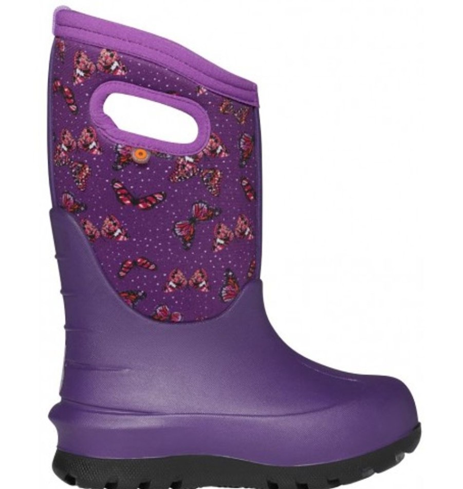 Kids Shoes Shoesissime Winter Boots | Bogs Neoclsc Bfly 72576 Purple