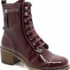 Women'S Shoes Shoesissime Fall Boots | Unity In Diversity Patriot Red