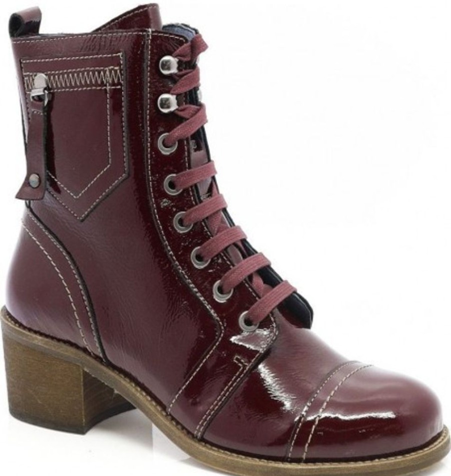 Women'S Shoes Shoesissime Fall Boots | Unity In Diversity Patriot Red