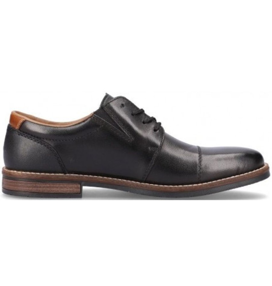 Men'S Shoes Shoesissime Dress Shoes With Laces | Rieker 13506-00 Black