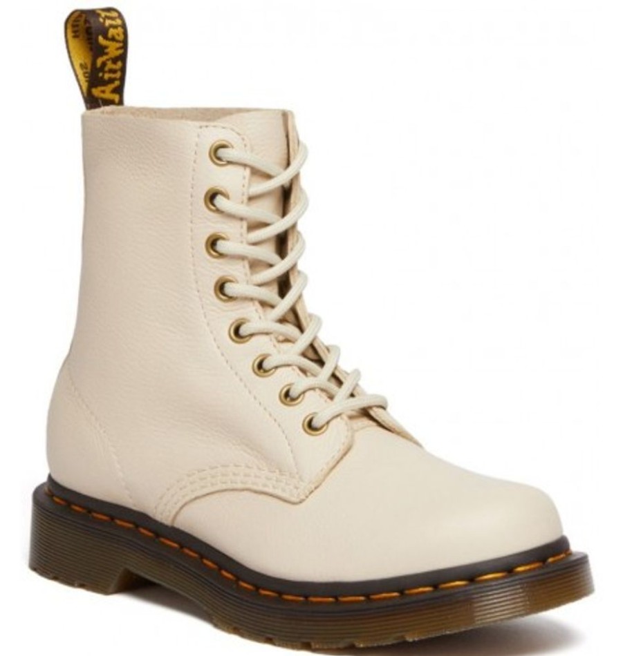 Women'S Shoes Shoesissime Fall Boots | Dr. Martens 1460 Pascal Parchment Beige