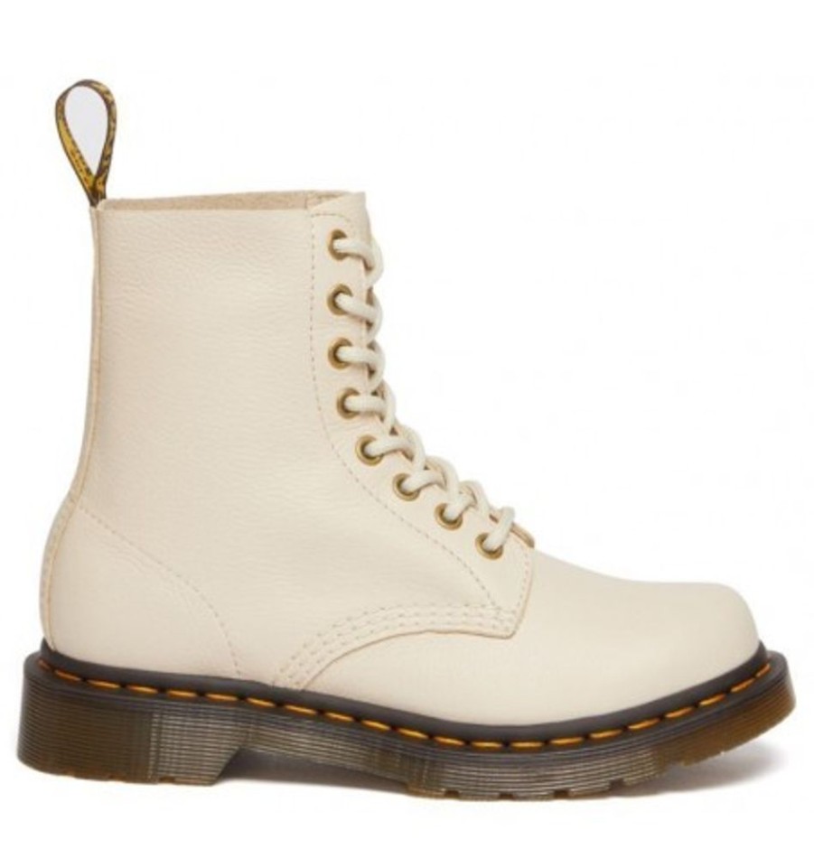 Women'S Shoes Shoesissime Fall Boots | Dr. Martens 1460 Pascal Parchment Beige